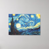 Van Gogh Sterrennacht Classic Impressionisme Kunst Canvas Afdruk (Voorkant)