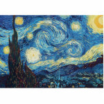 Van Gogh Sterrennacht Classic Impressionisme Kunst Fotobeeldje Magneet<br><div class="desc">Sterrennacht Schilderen - Dit is het Vincent Van Gogh meesterwerk,  De Sterrennacht 1889.</div>