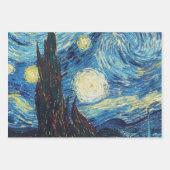 Van Gogh Sterrennacht Classic Impressionisme Kunst Inpakpapier Vel (Voorkant)