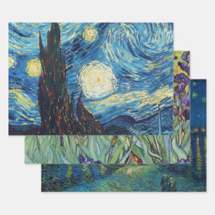 Van Gogh Sterrennacht Classic Impressionisme Kunst Inpakpapier Vel