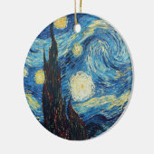 Van Gogh Sterrennacht Classic Impressionisme Kunst Keramisch Ornament (Links)