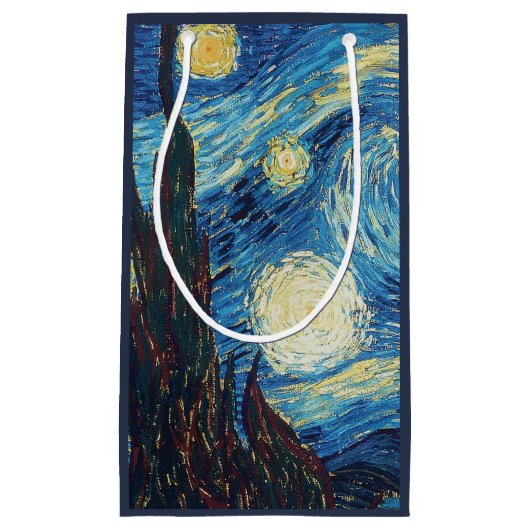 Van Gogh Sterrennacht Classic Impressionisme Kunst Klein Cadeauzakje (Voorkant)