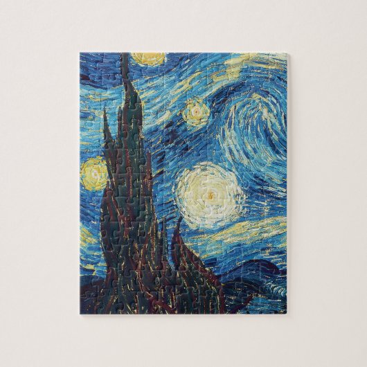 Van Gogh Sterrennacht Classic Impressionisme Kunst Legpuzzel (Verticaal)