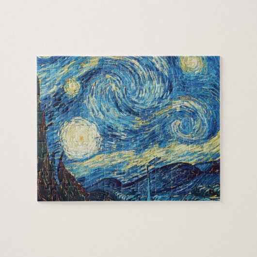 Van Gogh Sterrennacht Classic Impressionisme Kunst Legpuzzel (Horizontaal)