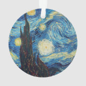 Van Gogh Sterrennacht Classic Impressionisme Kunst Ornament (achterkant)