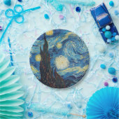 Van Gogh Sterrennacht Classic Impressionisme Kunst Papieren Bordje (Feest)