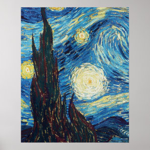 Van Gogh Sterrennacht Classic Impressionisme Kunst Poster
