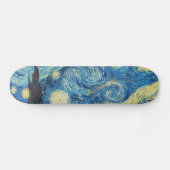 Van Gogh Sterrennacht Classic Impressionisme Kunst Skateboard (Horizontaal)
