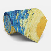 Van Gogh Sterrennacht Classic Impressionisme Kunst Stropdas (Opgerold)