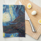 Van Gogh Sterrennacht Classic Impressionisme Kunst Theedoek (Quarter Fold)