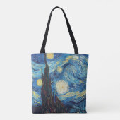 Van Gogh Sterrennacht Classic Impressionisme Kunst Tote Bag (Achterkant)