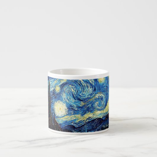Van Gogh Sterrennacht Coffee Mok (Voorkant)