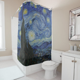 Van Gogh sterrennacht Douchegordijn