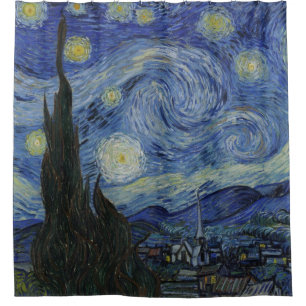 Van Gogh Sterrennacht Douchegordijn
