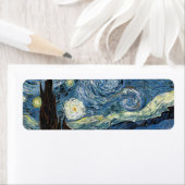 Van Gogh Sterrennacht Etiket (Insitu)