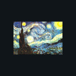 Van Gogh Sterrennacht Fine Art Canvas Afdruk<br><div class="desc">Sterrennacht,  mooie kunst van Vincent van Gogh.</div>