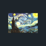 Van Gogh Sterrennacht Fine Art Canvas Afdruk<br><div class="desc">Sterrennacht,  mooie kunst van Vincent van Gogh.</div>