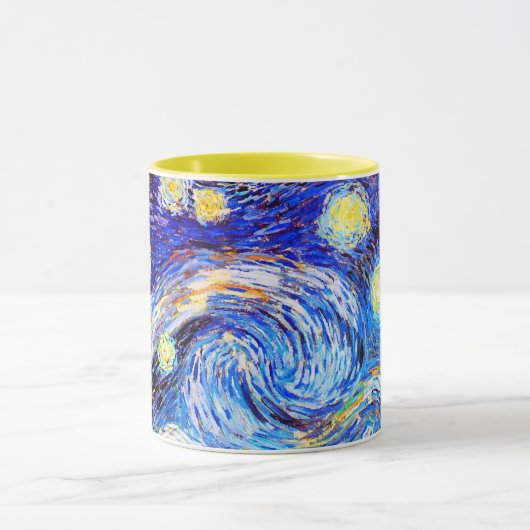 Van Gogh Sterrennacht Fine Art Mok (Midden)