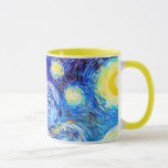 Van Gogh Sterrennacht Fine Art Mok<br><div class="desc">Sterrennacht,  mooie kunst van Vincent van Gogh.</div>