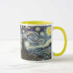 Van Gogh Sterrennacht Fine Art Mok<br><div class="desc">Sterrennacht,  mooie kunst van Vincent van Gogh.</div>