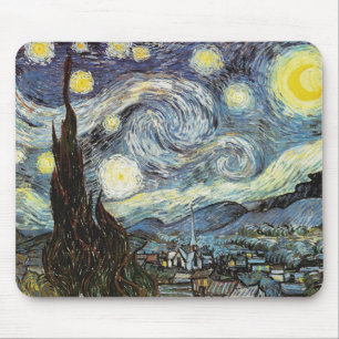 Van Gogh Sterrennacht Fine Art Muismat