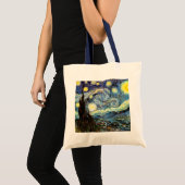 Van Gogh Sterrennacht Fine Art Tote Bag (Voorkant (product))