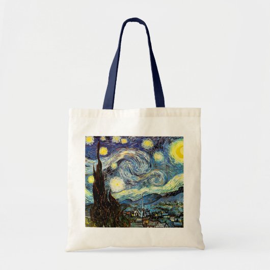 Van Gogh Sterrennacht Fine Art Tote Bag (Voorkant)
