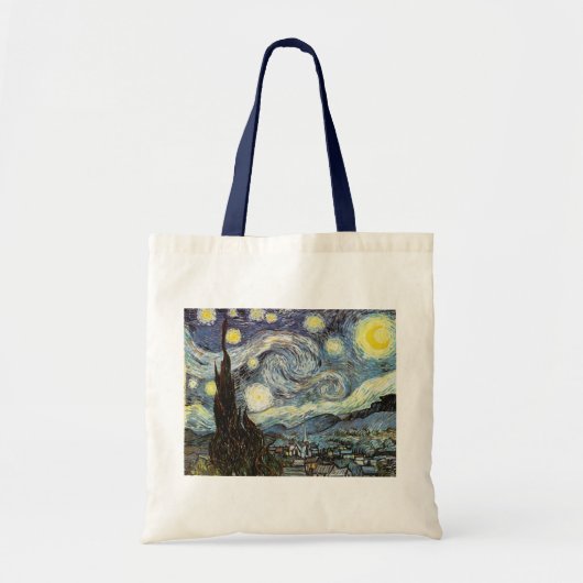 Van Gogh Sterrennacht Fine Art Tote Bag (Voorkant)