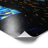 Van Gogh - Sterrennacht Foto Afdruk (Hoek)