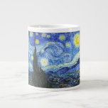 VAN GOGH Sterrennacht Grote Koffiekop<br><div class="desc">"van gogh vincent",  sterrennacht,  "beroemd schilderij",  ,  sterren,  hemel,  "fijne kunst",  blauw</div>