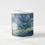 Van Gogh Sterrennacht Grote Koffiekop<br><div class="desc">Vincent Van Gogh Sterrennacht meesterwerk,   kunstwerk over moderne producten uit Zazilicious</div>