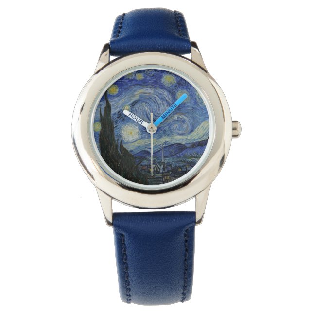 Van Gogh Sterrennacht Horloge (Voorkant)