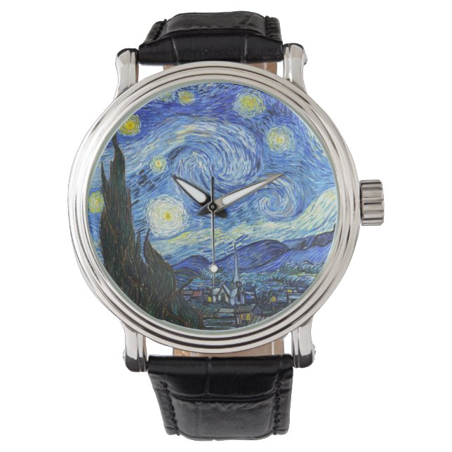 VAN GOGH STERRENNACHT HORLOGE (Voorkant)