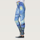 Van Gogh Sterrennacht Impressionisme Druk Leggings (Links)