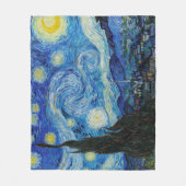 Van Gogh Sterrennacht. Impressionisme  kunst Fleece Deken (Voorkant)