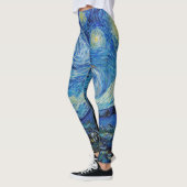 Van Gogh Sterrennacht. Impressionisme  kunst Leggings (Links)