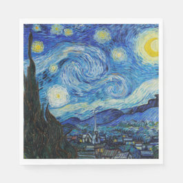 Van Gogh Sterrennacht. Impressionisme  kunst Servet
