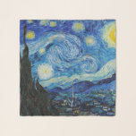 Van Gogh Sterrennacht. Impressionisme  kunst Sjaal<br><div class="desc">Van Gogh "De Sterrennacht" sjaal.</div>