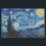 Van Gogh Sterrennacht. Impressionisme  kunst Tissuepapier<br><div class="desc">Van Gogh 'De Sterrennacht'.</div>