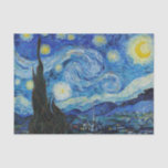 Van Gogh Sterrennacht. Impressionisme  kunst Tissuepapier<br><div class="desc">Van Gogh 'De Sterrennacht'.</div>