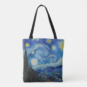 Van Gogh Sterrennacht. Impressionisme  kunst Tote Bag (Achterkant)
