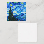 Van Gogh Sterrennacht Informatiekaartje (Voorkant / Achterkant)
