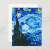 Van Gogh Sterrennacht Kaart (Voorkant / Achterkant)