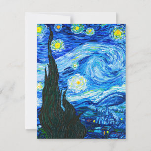 Van Gogh Sterrennacht Kaart