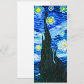 Van Gogh Sterrennacht Kaart (Voorkant / Achterkant)