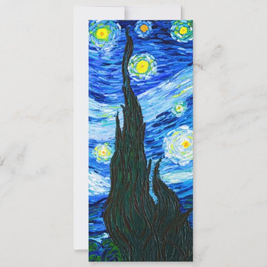 Van Gogh Sterrennacht Kaart (Voorkant)