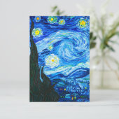 Van Gogh Sterrennacht Kaart (Staand voorkant)