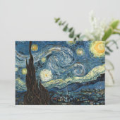 Van Gogh Sterrennacht Kaart (Staand voorkant)