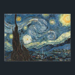 Van Gogh Sterrennacht Kaart<br><div class="desc">Vincent Van Gogh beroemd schilderij sterrennacht</div>