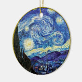 Van Gogh, Sterrennacht Keramisch Ornament (Links)